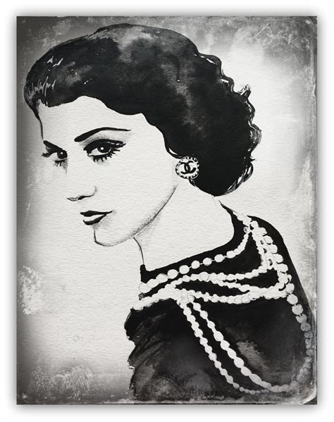 coco chanel potrait|coco chanel printable images.